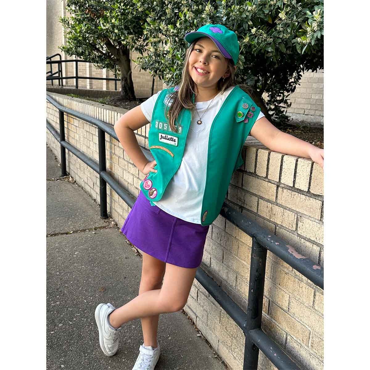Junior Cargo Skort - Purple