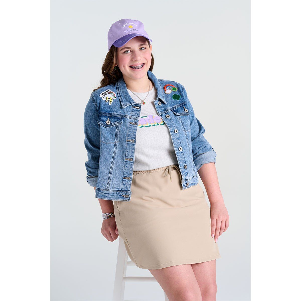 Cadette, Senior, Ambassador Drawstring Stretch Skort