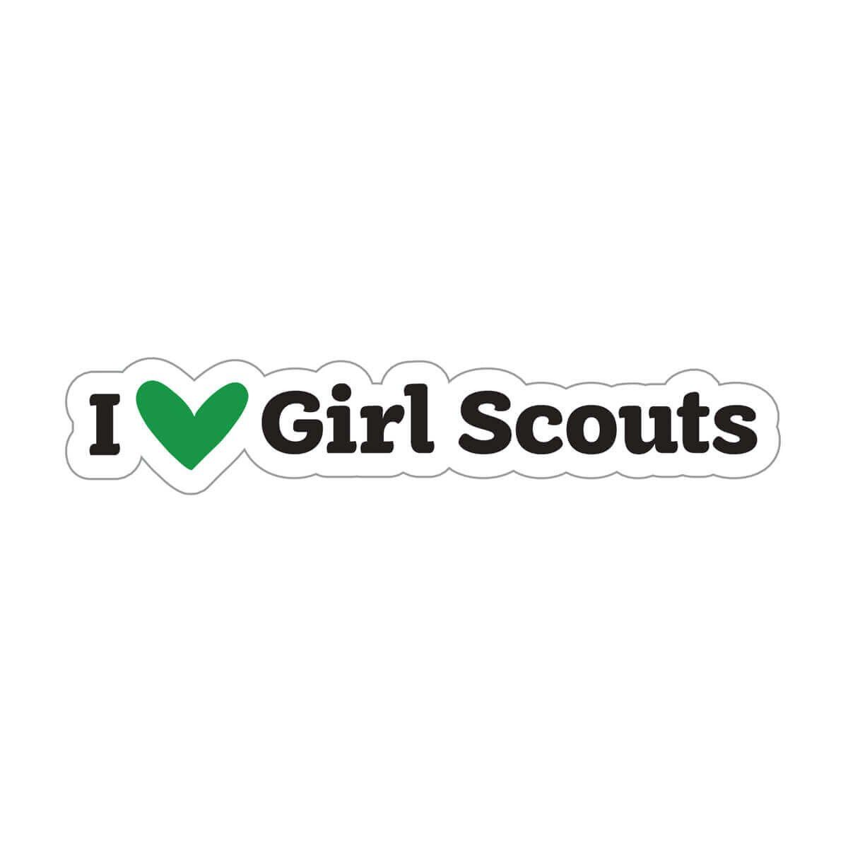 I Heart Girl Scouts Decal