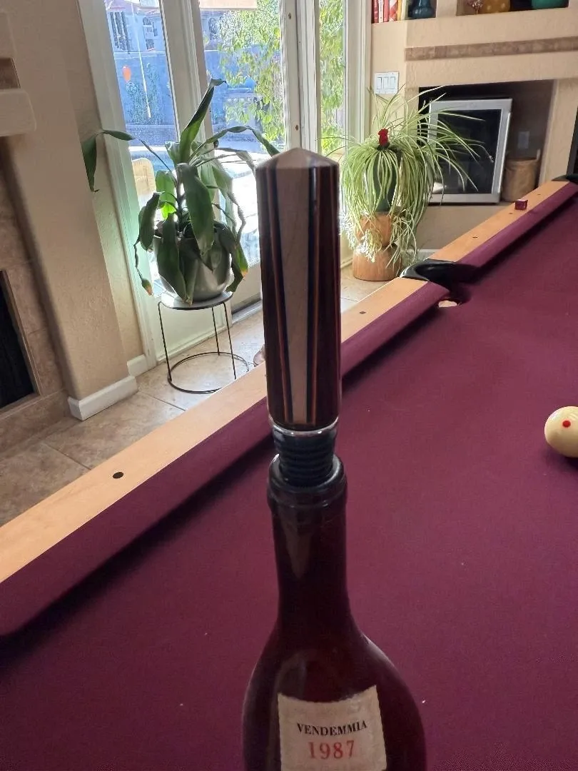 Unique Billiard Pool Player Gift Balabushka Wine Bottle Stopper