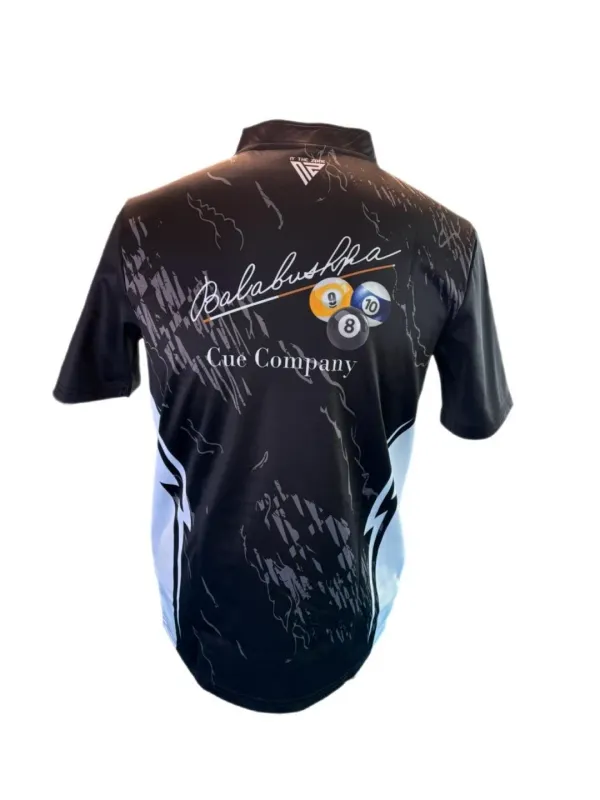 BALABUSHKA Cue Company Billiard Pool Jersey Polo Shirt. New 2026 Design! Unisex BALABUSHKA Cue Company Billiard Pool Jersey Polo Shirt. New 2026 Design! Unisex