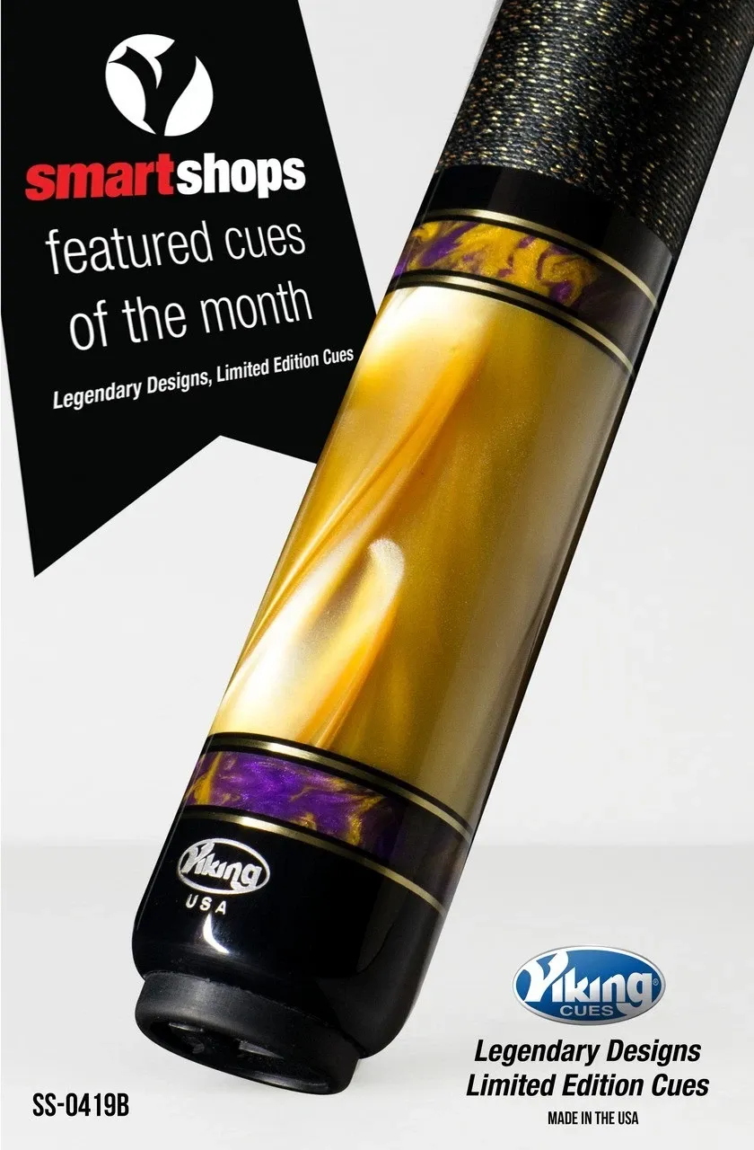 BRAND NEW Viking 2019 April cue of the Month Pool Cue Stick  SS-0419B Billiards