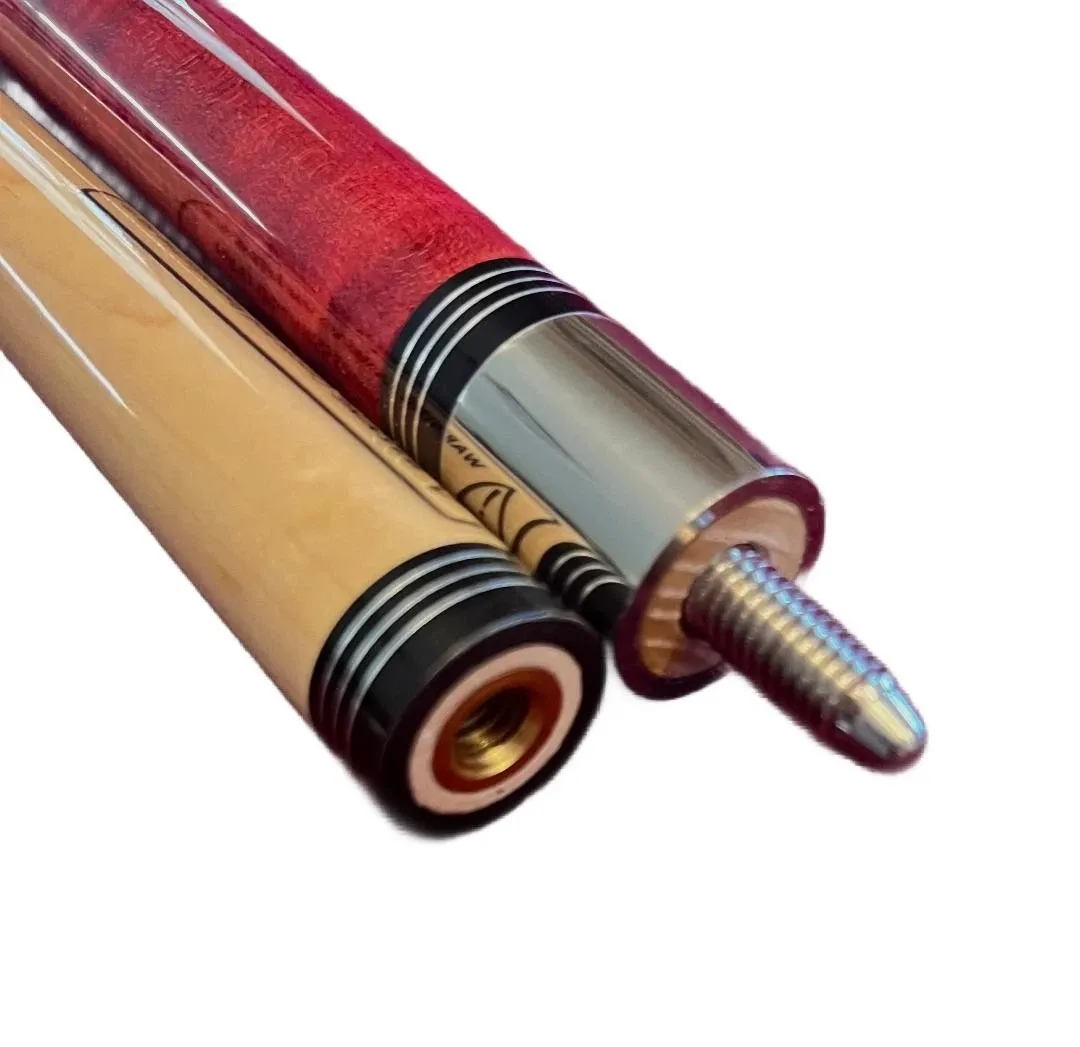 NEW Players C-960 Pool Billiards Cue Stick Red Burgundy Stain 2 piece