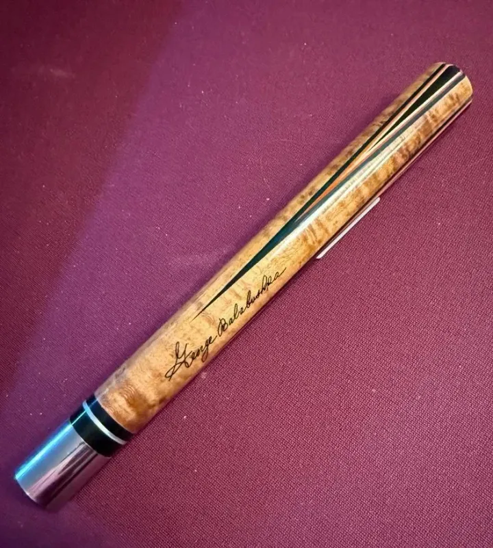 Balabushka Wooden Cue Bar Tap Handle Tapper Keg Pull Unique Pool Hand Crafted