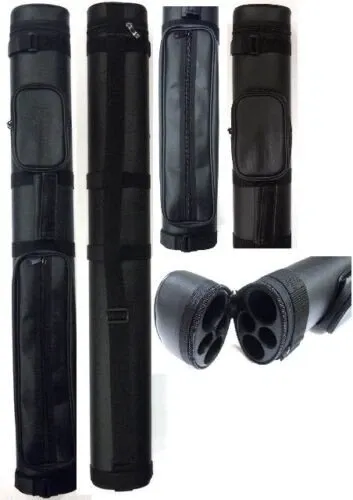PRO SERIES POOL CUE CASE 2X2 OVAL BLACK BRAND NEW FREE SHIPPING MODEL PR22VA
