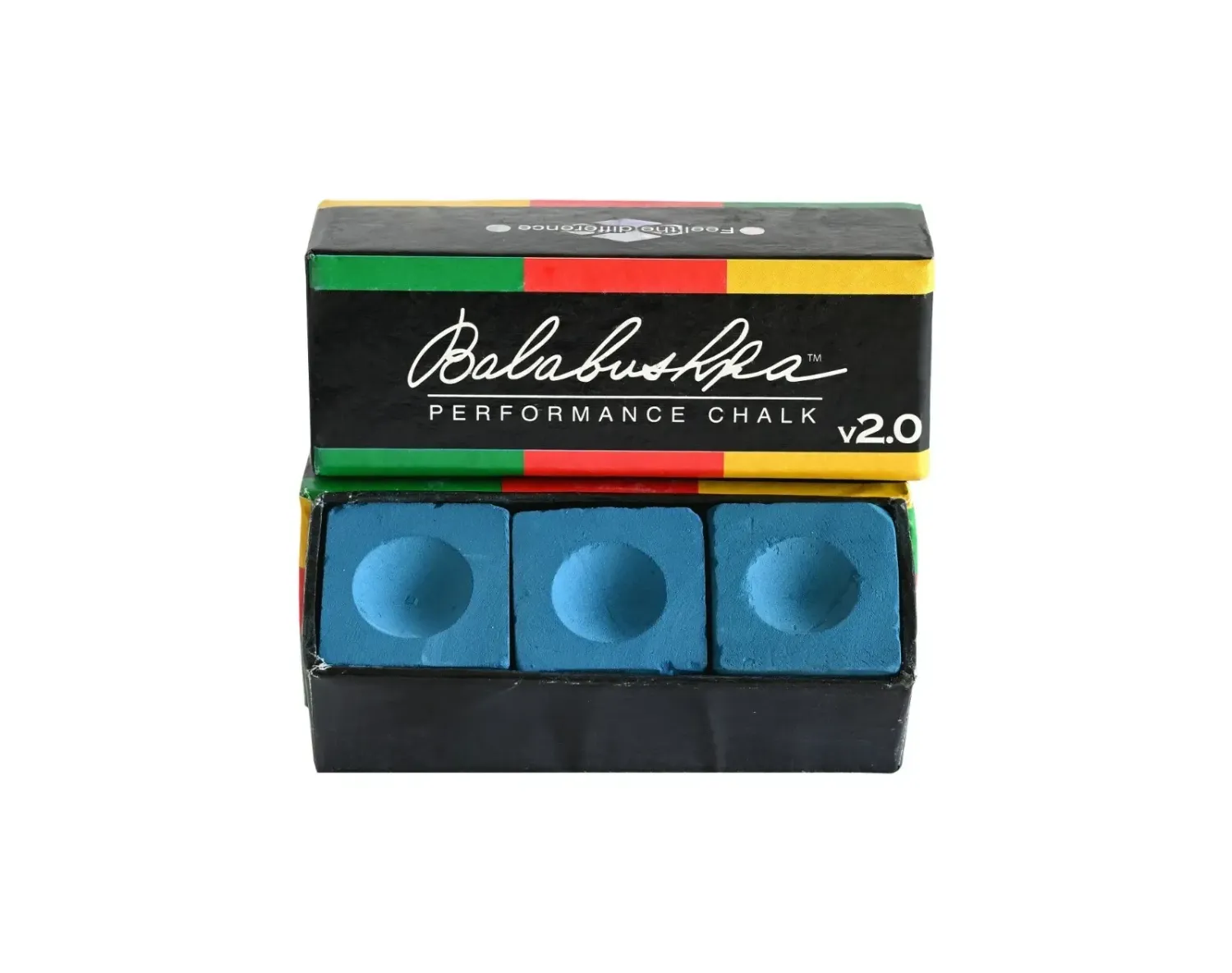 Balabushka v2.0 Billiard Pool Cue Stick Performance Chalk - Blue (3 pieces)