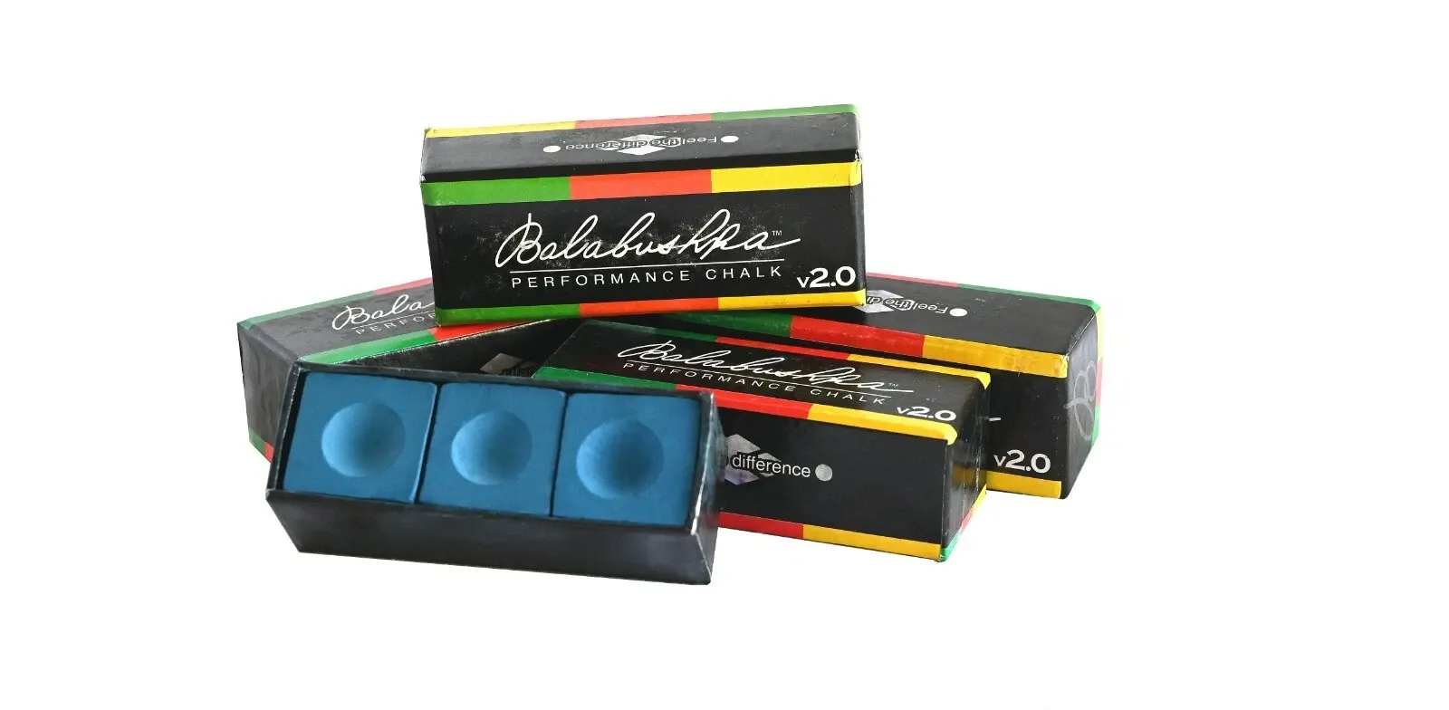 Balabushka v2.0 Billiard Pool Cue Stick Performance Chalk - Blue (3 pieces)