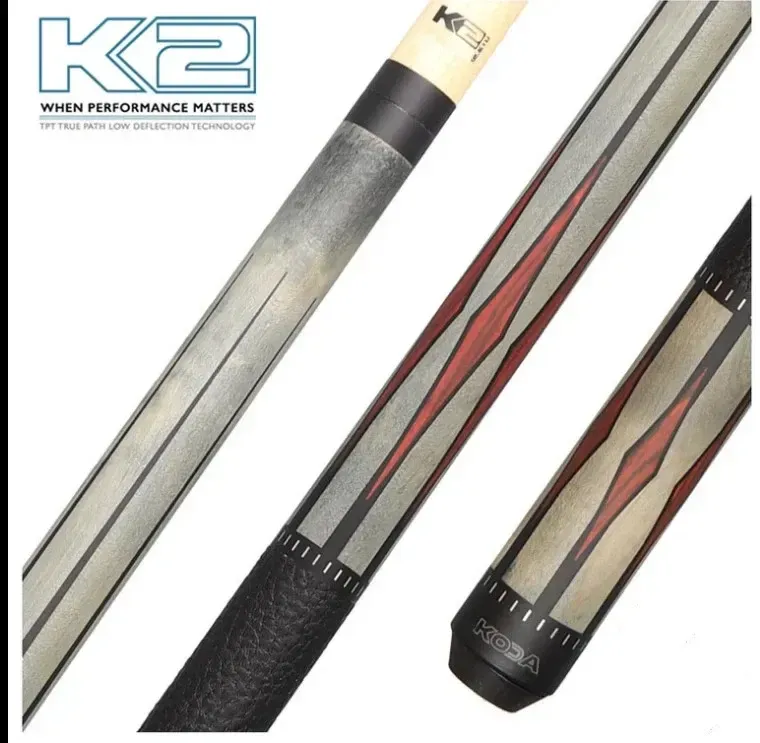 NEW Koda K2 Billiards Pool Cue Stick KL193 Matte Gray Floating Point Design 20oz