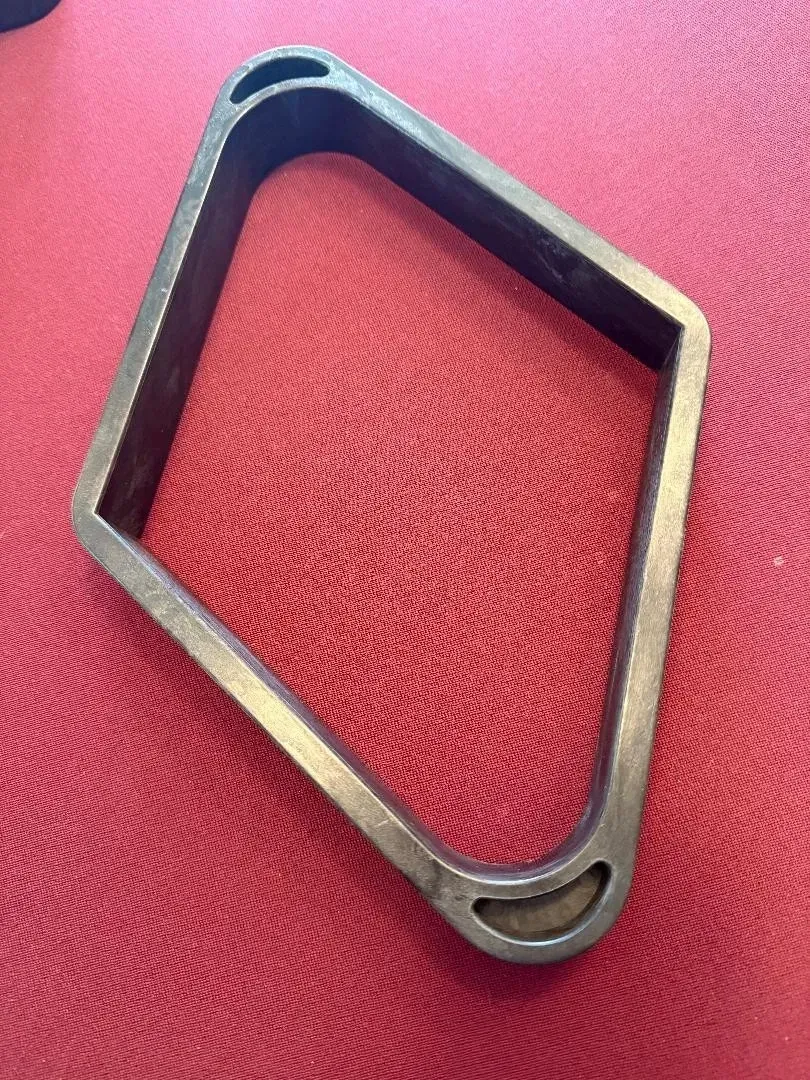 NEW Billiards 9 Ball Pool Table Rack Heavy Duty Black Plastic