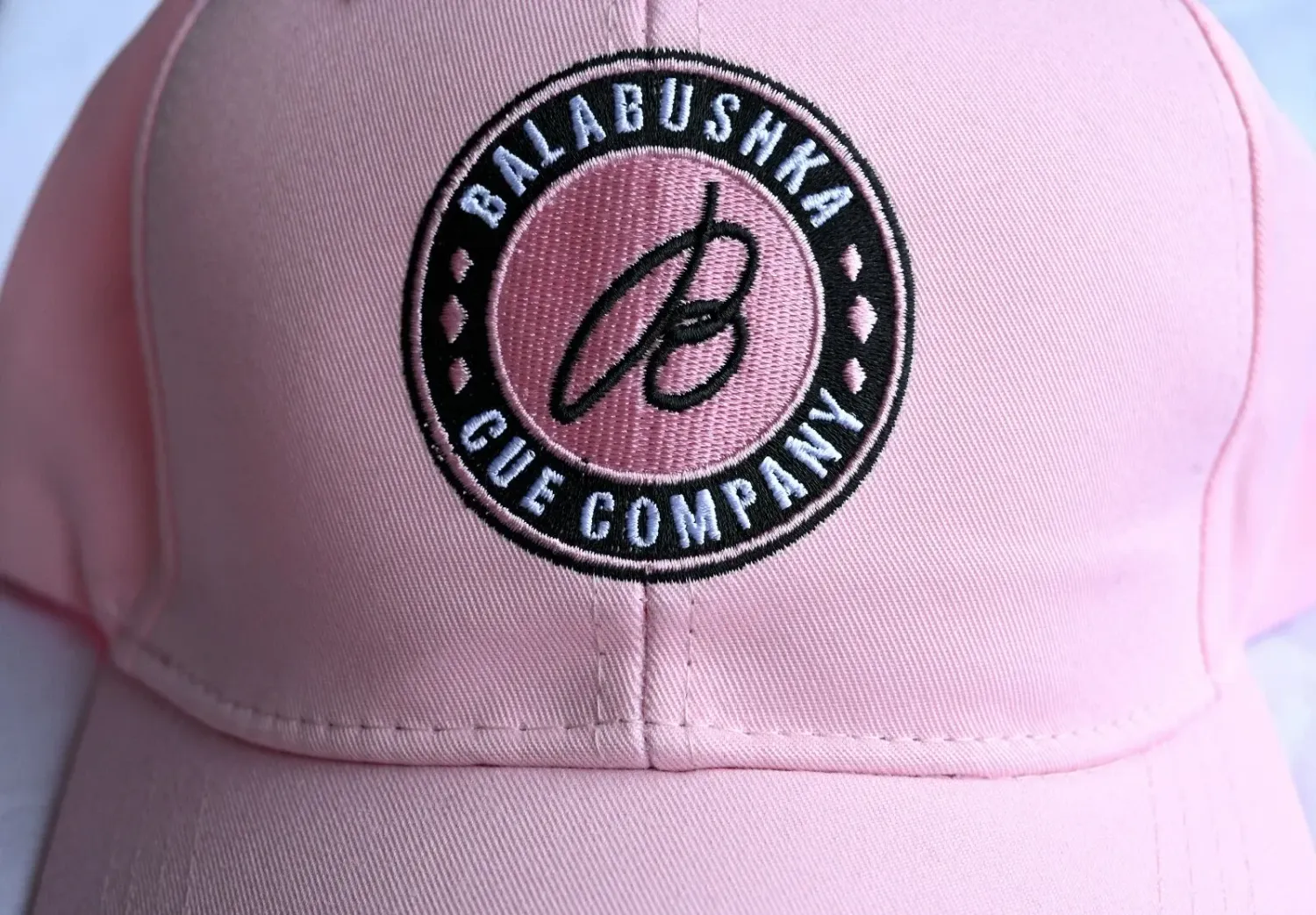 George Balabushka Mid-profile, 6-panel Athletic Sports Stretch Cap - Pink