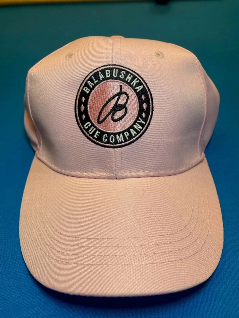 George Balabushka Mid-profile, 6-panel Athletic Sports Stretch Cap - Pink