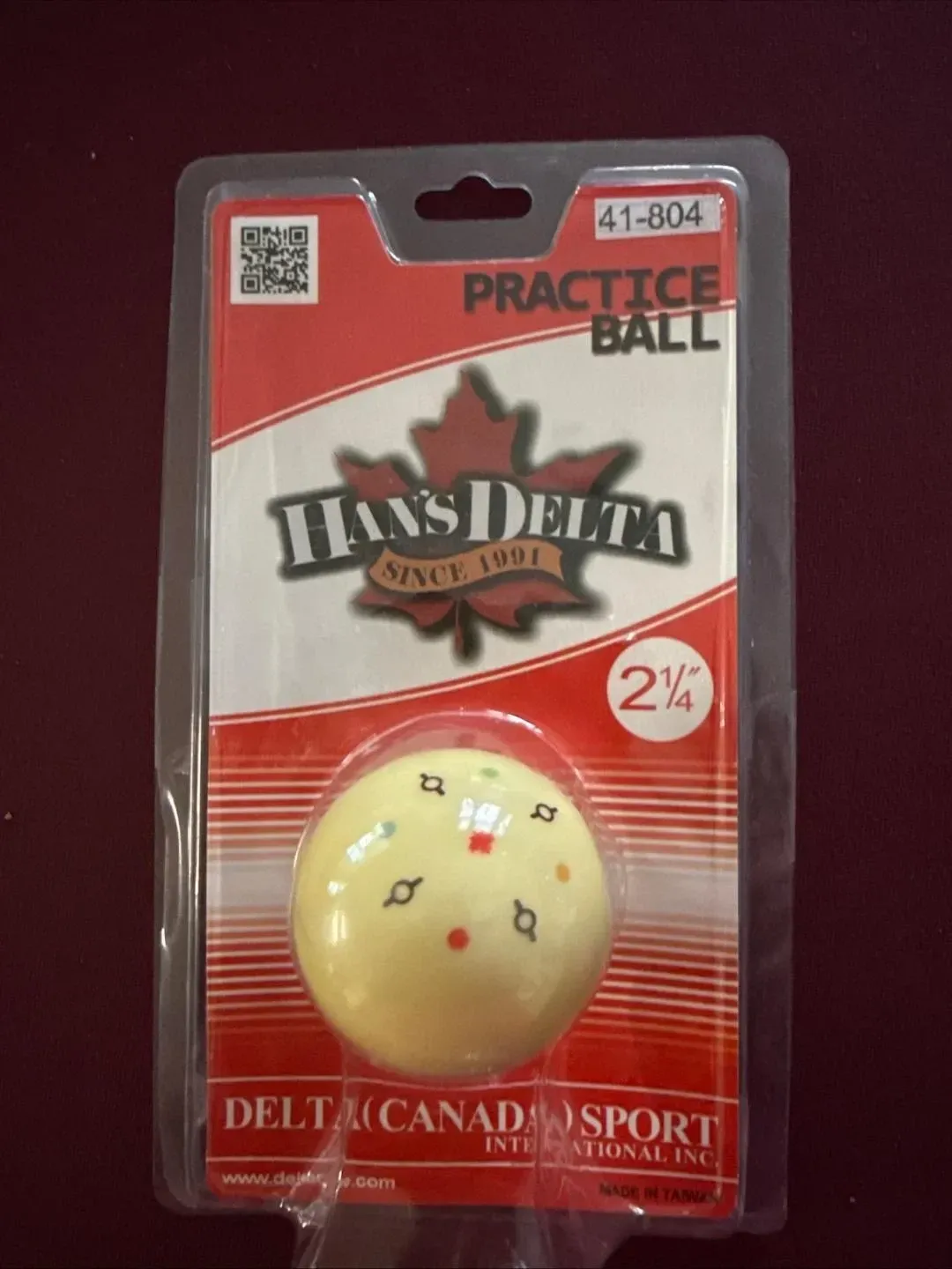 HAN'S DELTA Training Practice Billiard Cue Ball, 041-804