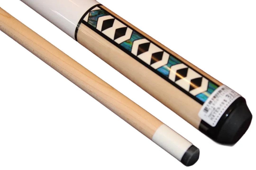 PureX HXTE9 Birdseye Black White Mother-of-Pearl Points Pool Billiards Cue Stick