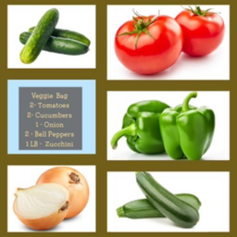 Small Weekly Veggie Bag