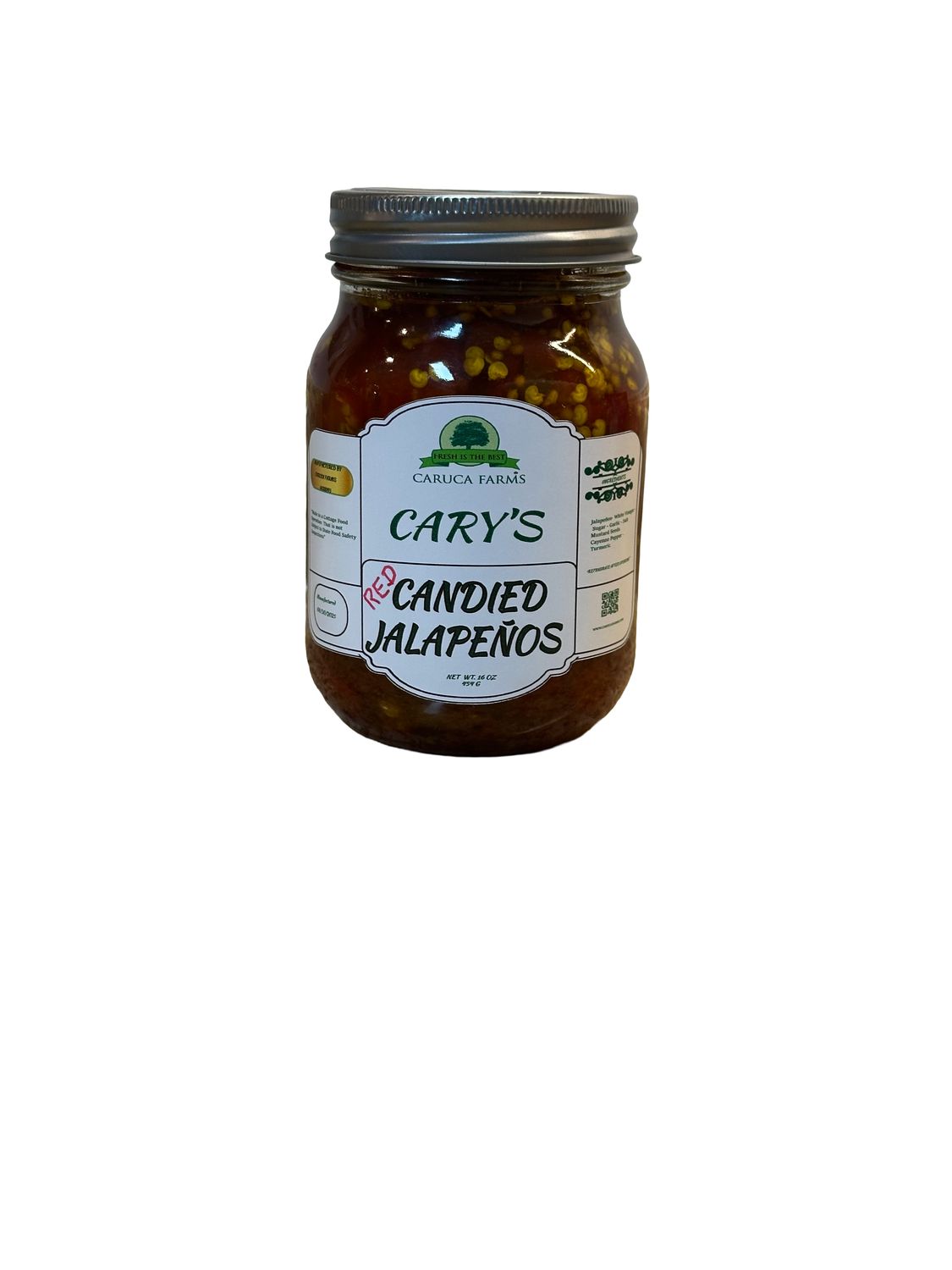 Pickled - Red Candied Jalapenos (Cowboy Candy)