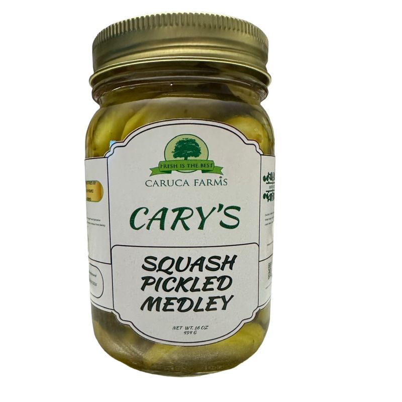 Pickled Squash Pickle Medley