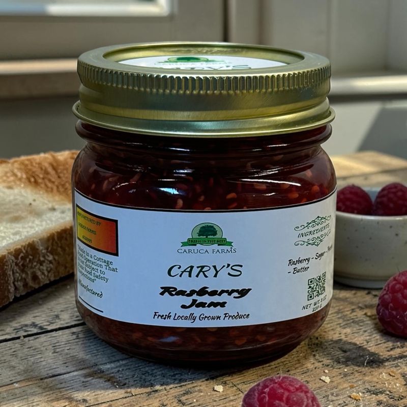 Jam - Raspberry Jam 8 oz Jar