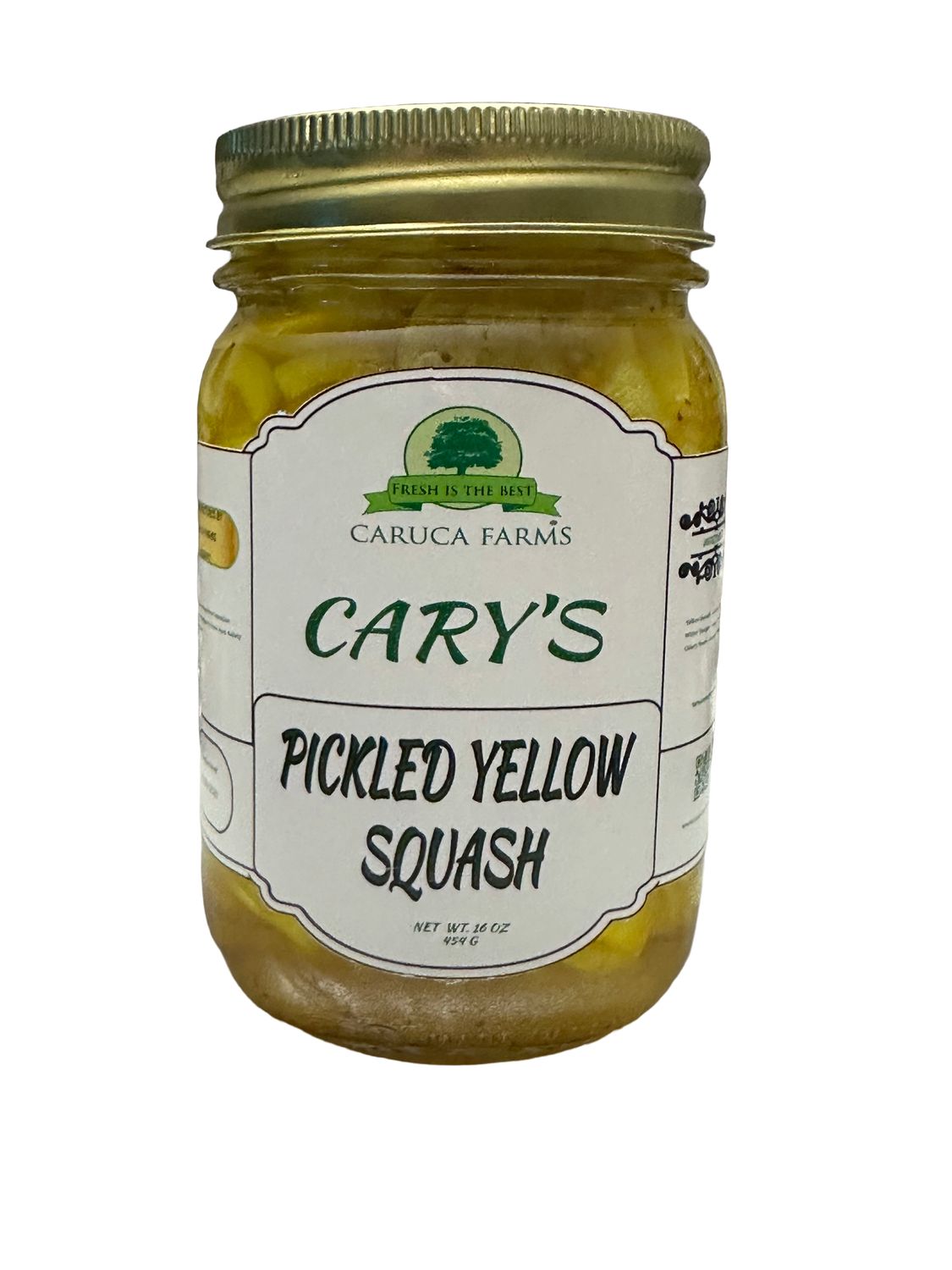 Pickled Yellow Squash 16 oz