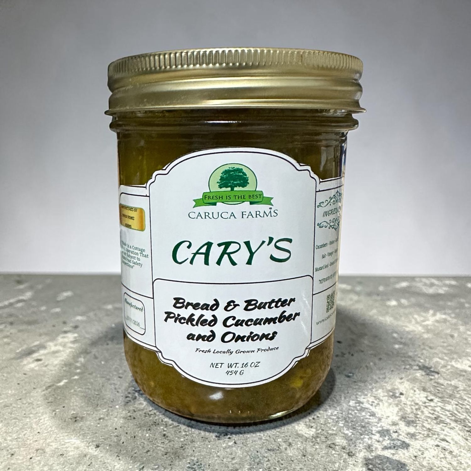 Bread - And - Butter Pickled Onions 16 oz Jar