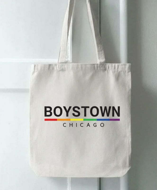 Boystown Chicago Tote Bag