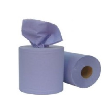 Blue paper towel