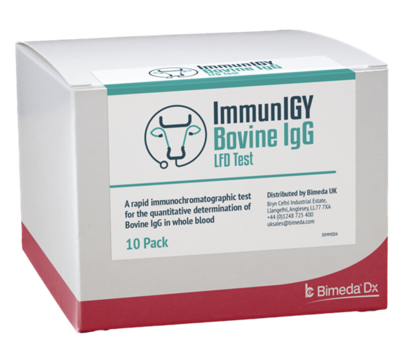 Bovine ImmunIGY – LFD Test Strips &amp; Buffer Solution