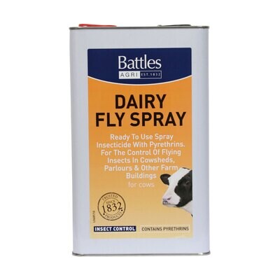 DAIRY FLY SPRAY + BATTLES