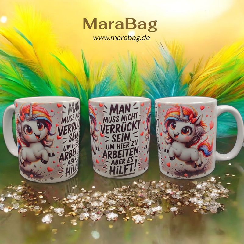 Tasse mit lustiger Aufschrit