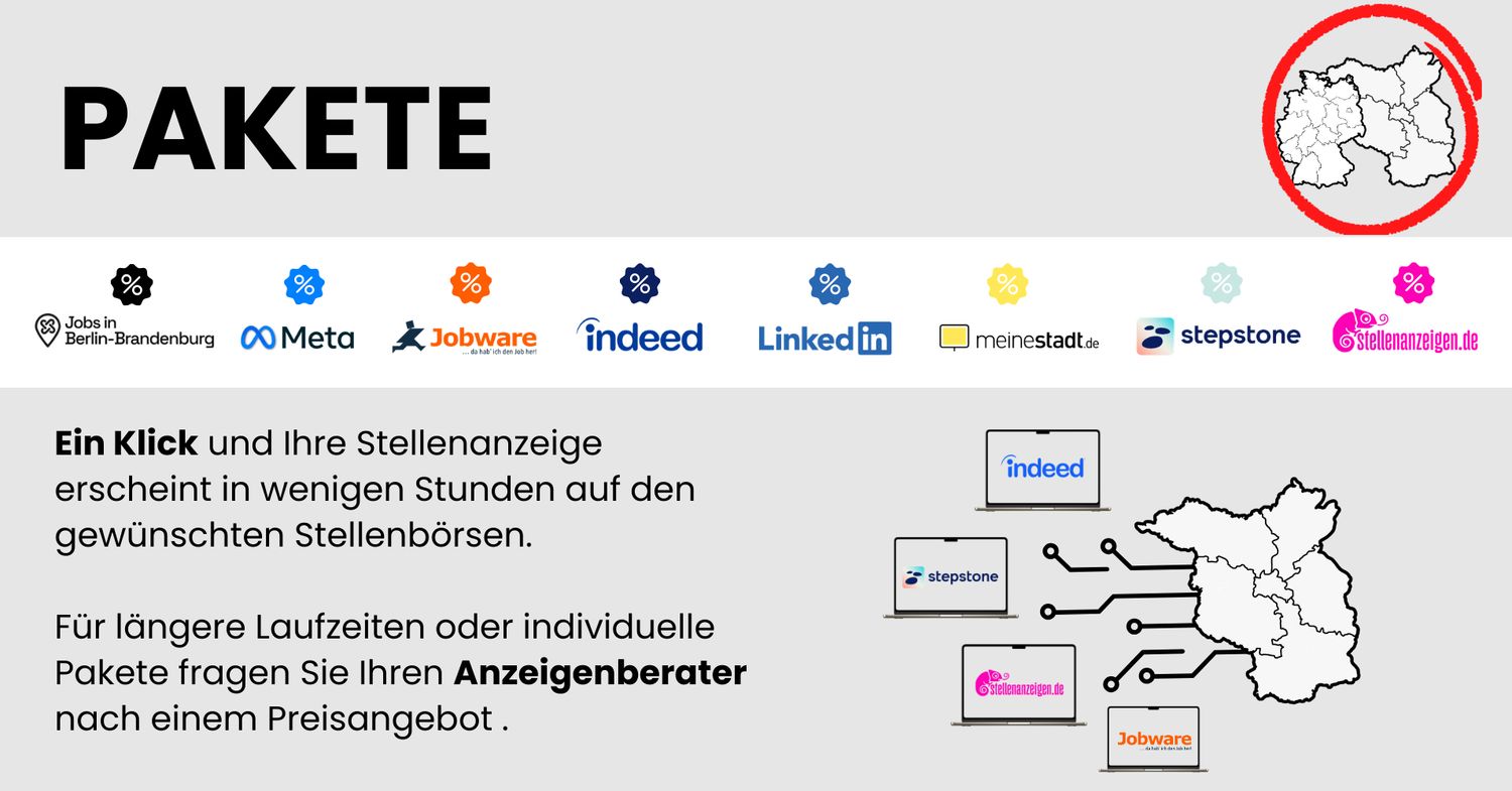 Stellenanzeigen-Pakete