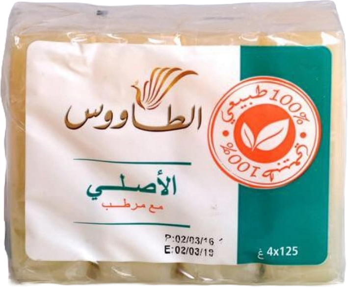 صابون الطاووس 4 قطع 120 غرام صابون الطاووس 4 قطع 120 غرام