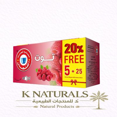 شاي التوت الأحمر