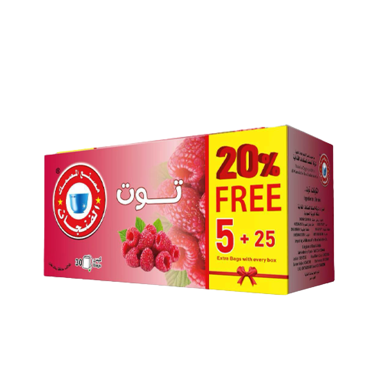 شاي التوت الأحمر