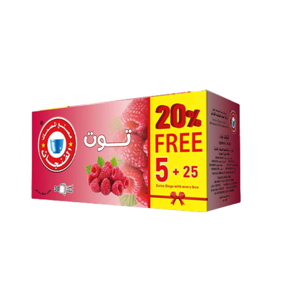 شاي التوت الأحمر