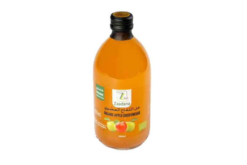 خل تفاح عضوي زادنا