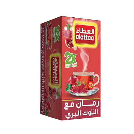 شاي الرمان مع التوت البري