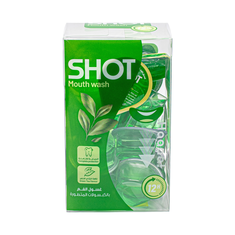 كبسولات الفم بنكهة الشاي الأخضر Shot