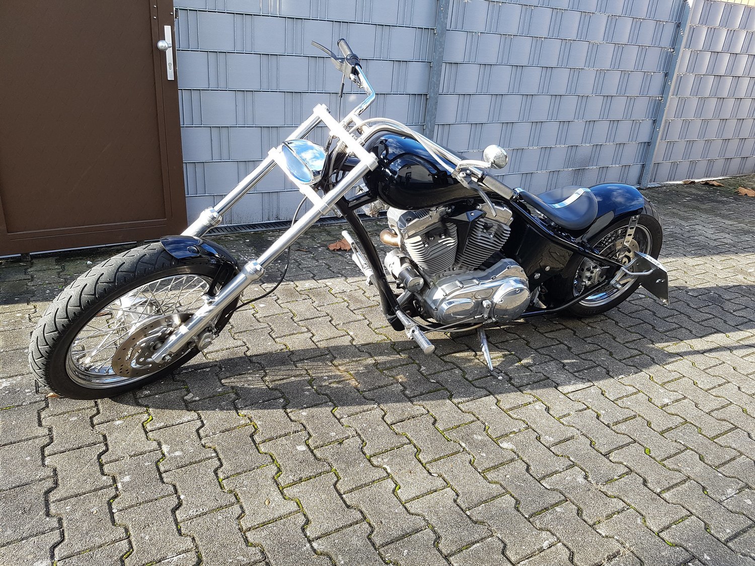 Einzelstück Custom Bike auf Harley Davidson Sportster Basis