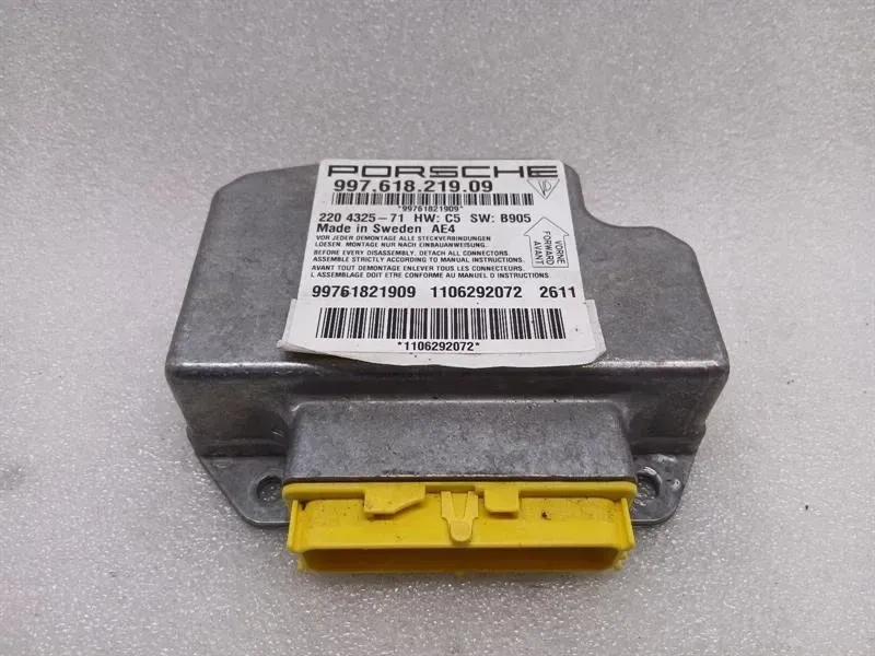 Porsche 911 997 Safety Module ECU 99761821909 Air Control Unit SRS Convertible