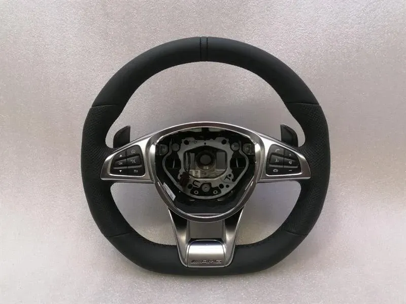 MERCEDES C C63 AMG W205 STEERING WHEEL A2054602403 STEERING WHEEL LEATHER OEM
