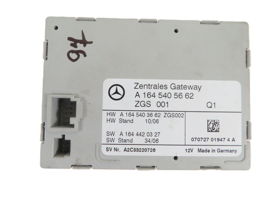 A1645405662 1645405662 A1645406745 Central gateway module MERCEDES-BENZ R-CLASS (W251) (2006-2013)