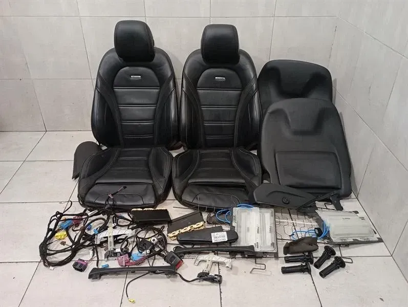 Mercedes C Class W205 Seats Leather Cover Set A2059105906 Seats Trim Set