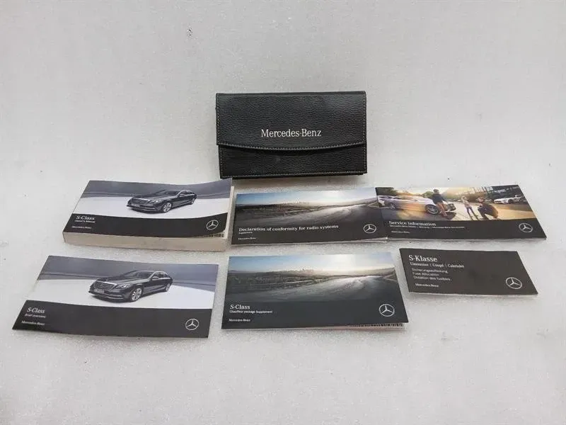 Mercedes S-Class Owner's Manual Vehicle Manual