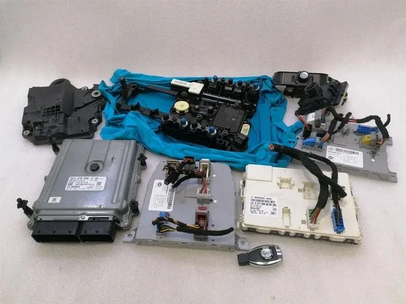 MERCEDES CL W217 Engine ECU A2789001200 SET Engine Control Unit M157 v8 A0009017100