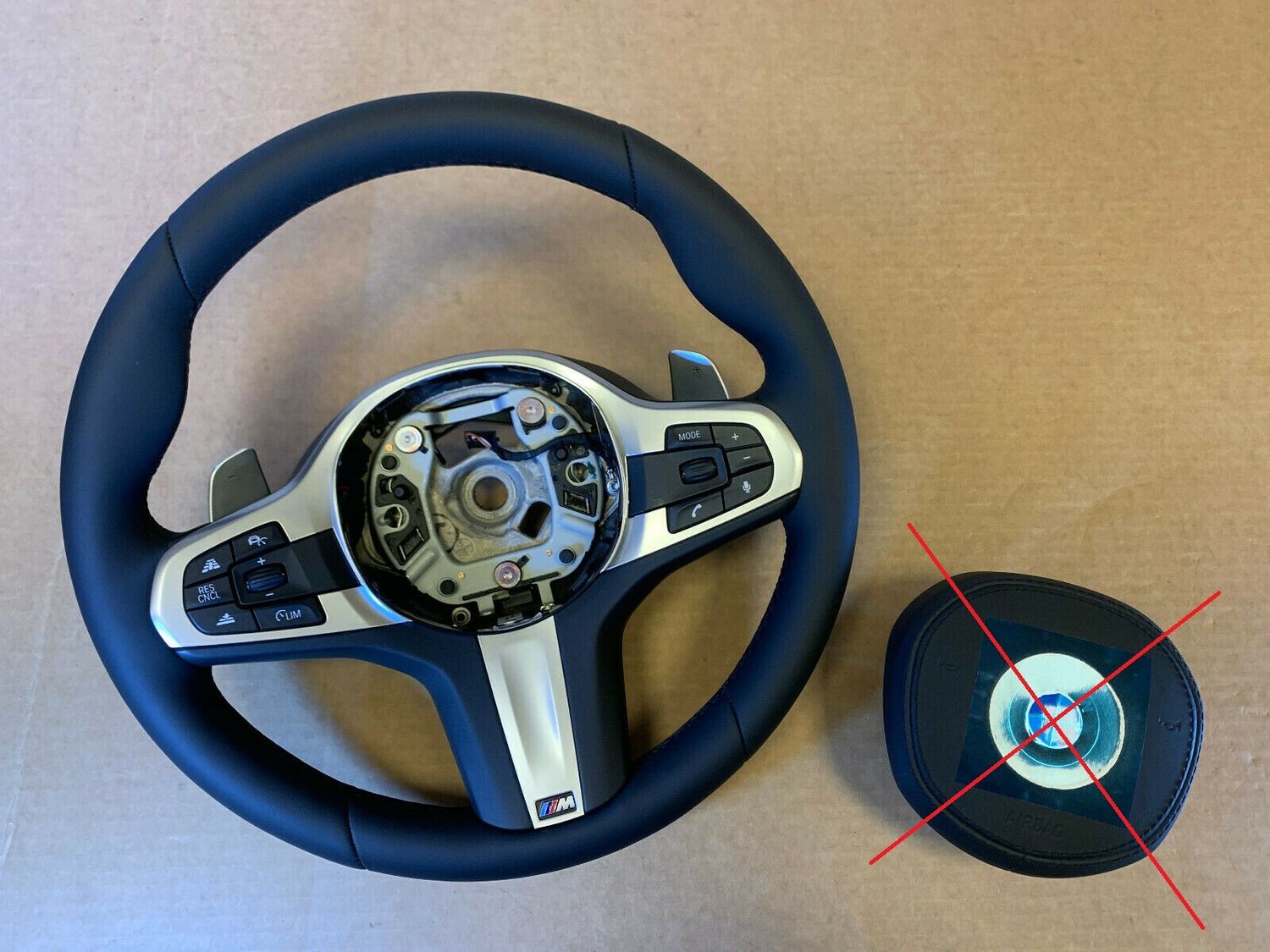 BMW 5 6 X3 X4 G30 G31 G38 G32 G01 G02 OEM EU M Steering Wheel Paddles ACC