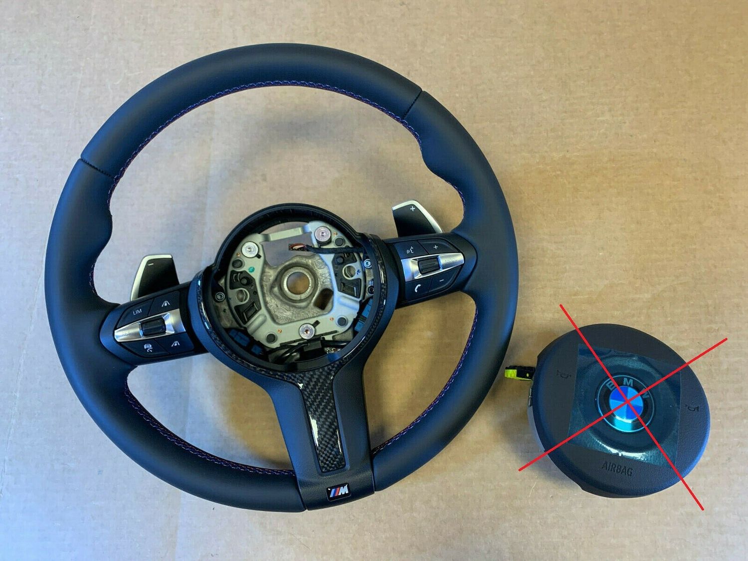 BMW F01 F02 F03 F04 F06 F07 F10 F11 F12 F13 OEM USA M Steering Wheel Paddles ACC