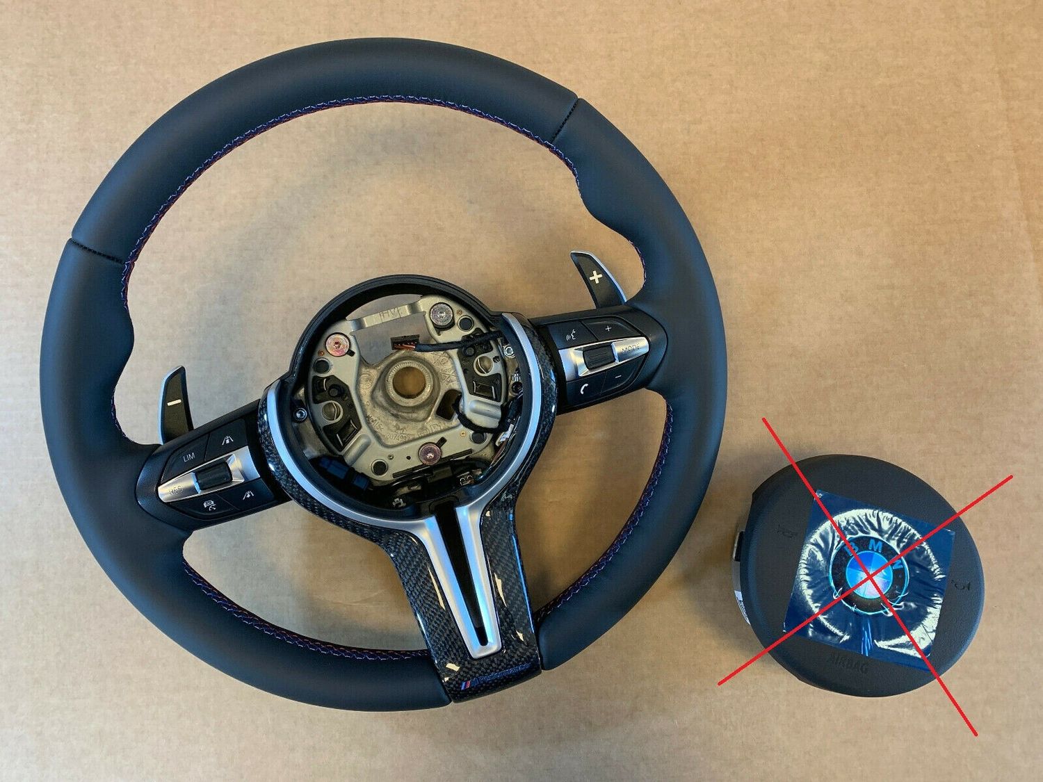 BMW F01 F02 F03 F06 F07 F10 F11 F12 F13 M Steering Wheel Paddle CARBON VIBRO ACC