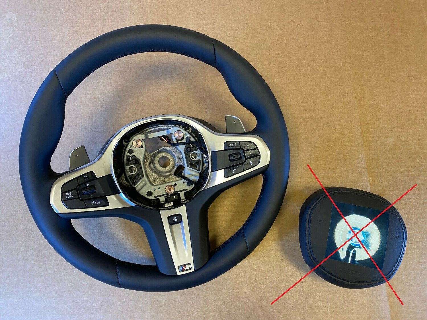 BMW 5 6 X3 X4 G30 G31 G32 G38 G01 G02 G08 OEM M Steering Wheel Paddles HEATING