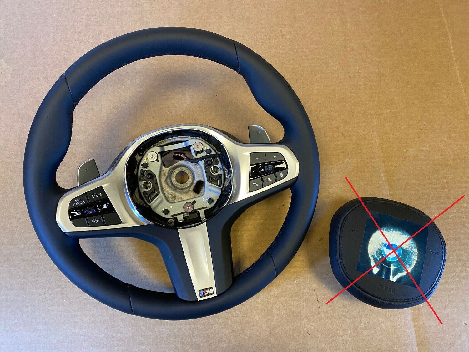 BMW 5 G30 G31 G38 6 G32 X3 G01 G08 X4 G02 GENUINE LCI M Steering Wheel ACC
