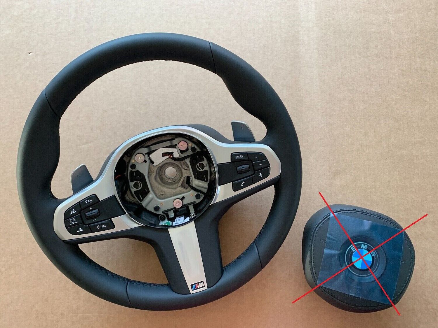 BMW 5 6 X3 X4 G30 G31 G32 G38 G01 G02 G08 OEM M Steering Wheel Paddles VIBRO ACC