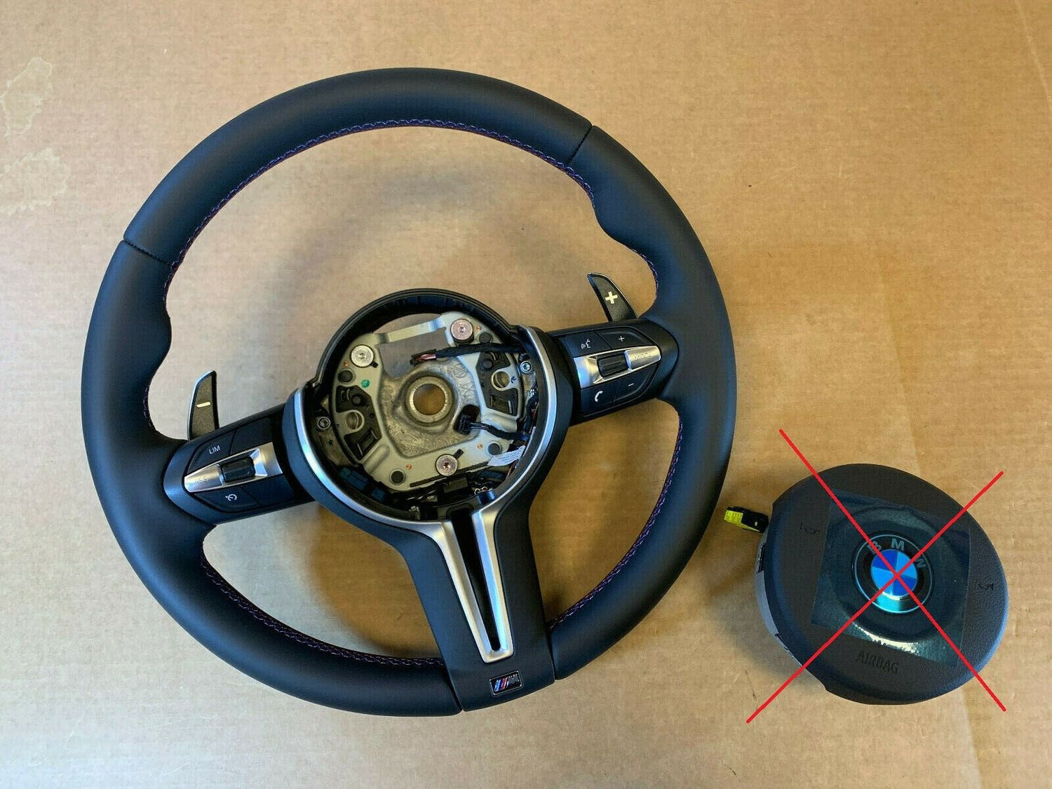 BMW F01 F02 F04 F06 F07 F10 F11 F12 F13 OEM USA M Steering Wheel Paddles VIBRO
